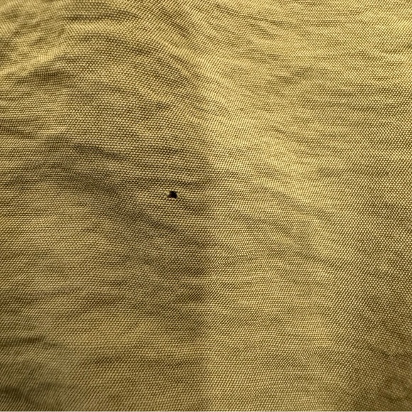 Madewell Drapey Banded-Bottom Button-Down Top Women's XS Spiced Olive - Picture 15 of 15